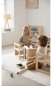 Sedie per bambini in legno di pino in set di 2 pezzi Montessori - Little Nice Things