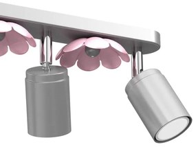 Faretto FLOWER 3xGU10/8W/230V cromo opaco