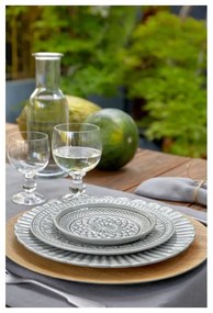 Piatto in gres grigio , ⌀ 28 cm Cristal - Costa Nova