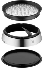 WMF - Grattugia per zenzero Ø 9 cm acciaio inox/nero