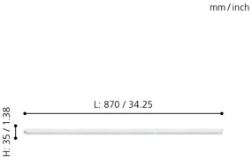 Eglo 97573 - Lampada LED sottopensile DUNDRY LED/8,2W/230V