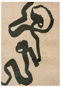 Tappeto lavabile jacquard da interno-esterno Ribbon