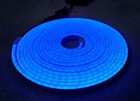 Striscia LED flessibile NEON LED/10W/230V 5 m IP65 blu