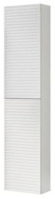 Colonna per mobile bagno Pixel Stripes 2 ante P 27 x L 30 x H 160 cm laccato opaco bianco