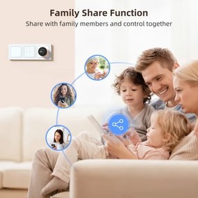 Immax NEO 07538L - Interruttore SMART a 1 tasto 230V Wi-Fi Tuya