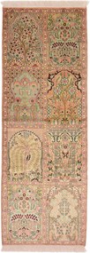 Cashmere Silk Tappeto orientale 70x180 (Indian) Annodato A Mano