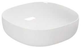 Lavabo D'Appoggio 45 Cm Azzurra Ceramica "Elegance Zip" Bianco Lucido