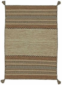 Kilim Tappeto 170x120 Beige (Indian) Tessuto A Mano