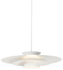 Lampada a sospensione di design bianca con LED dimmerabile a 3 livelli - Pauline