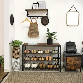 Scarpiera DAVOR marrone/nera