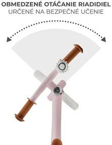 KINDERKRAFT - Bici a spinta FLY PLUS Powder rosa