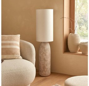 Atmosphera - Lampada da terra KEYAH 1xE27/40W/230V grigia