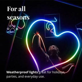 Twinkly TWFL200STW-WEU - LED RGB Striscia dimmerabile FLEX 200xLED 2 m Wi-Fi