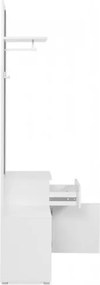 Mobile ingresso Image41B bianco con specchio