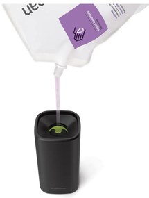 Dispenser di sapone in acciaio nero opaco 295 ml - simplehuman