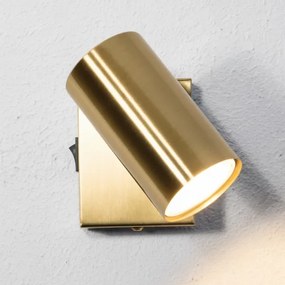 Globo 57911-1GO - Faretto da parete ROBBY 1xGU10/25W/230V oro