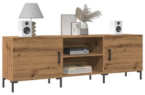 Mobile Porta Tv Rovere Artigianale 150x30x50cm İn Truciolato /
