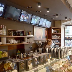 Faretto nero con oro - Deep