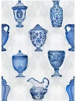 Coordonne Carta da parati Porcelaine - Cobalt