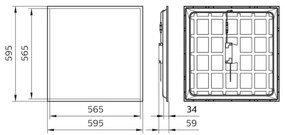 Philips - Pannello LED da incasso LED/34W/230V 4000K UGR<22 IP40