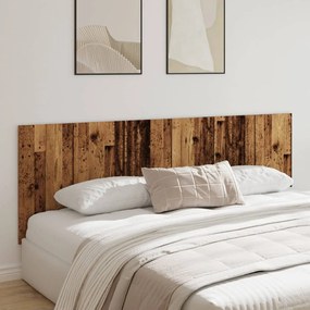 Testiera A Parete Legno Antico 240x1,5x80 Cm İn Truciolato /