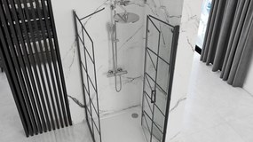 Cabina doccia Rea Molier Black 90x80