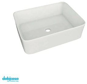 Lavabo Appoggio "Oasi" Rettangolare 50 cm