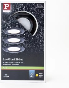 Paulmann 94473 - SET 3xLED/6W IP44 Lampada da incasso per bagno NOVA 230V