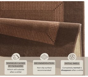 Tappeto marrone , 160 x 230 cm Basic - Hanse Home
