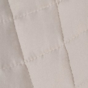 Copriletto beige con rivestimento trapuntato 240x260 cm – Ixia