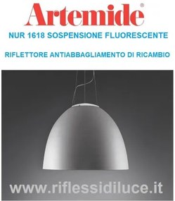 Artemide schermo antiabbagliamento ricambio per nur 1618 fluorescente