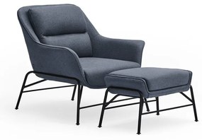 Pouf blu scuro Sadira - Teulat