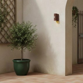 Applique Stondata 2xGU10 con Sensore di Movimento IP65 - Corten