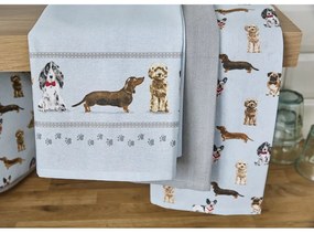 Set di strofinacci e guanto da forno Curious Dogs - Cooksmart ®