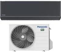 Climatizzatore Condizionatore Panasonic Inverter Serie Etherea Dark 7000 Btu CS-XZ20XKEW-H R-32 Wi-Fi Integrato Colore Grigio Grafite