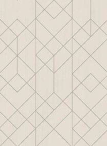 Coordonne Tapete Rhombohedral - Cotton