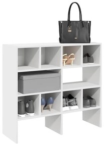 Scarpiere 2 Pz Impilabili Bianche 89,5x30x40 Cm /