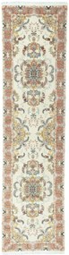 Tabriz Tappeto 340 x 90 Beige (Iran) Annodato A Mano