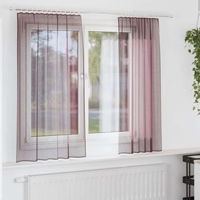 Tende İn Voile Con Passanti 2 Pz Viola 140x175 Cm /