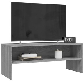 Mobile porta tv grigio sonoma 100x40x40 cm in legno multistrato