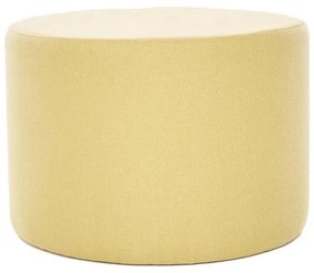 Pouf RABO, diametro 58 cm, giallo