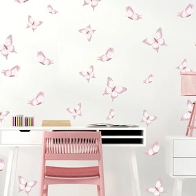 Decorazioni paret - Farfalle rosa | Inspio
