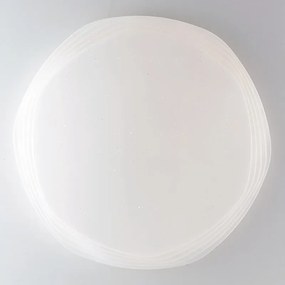 Plafoniera LED Psyche Ø 78 cm bianco IP20 cct da bianco caldo a bianco freddo con regolazione di temperatura, 6400 lumen LUCE AMBIENTE DESIGN