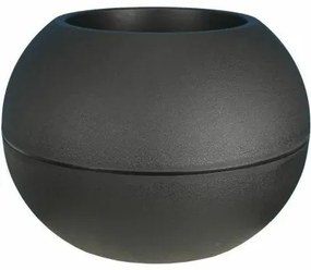 Vaso Riviera D40 Sfera Nero Granito Ø 40 cm