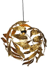 Lampada a sospensione vintage oro antico 40 cm - Linden