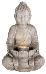 Fontana da giardino Lumineo Buddha Ceramica (28 x 29,5 x 45 cm)