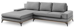 Divano letto grigio ad angolo, angolo sinistro Planet - Windsor &amp; Co Sofas