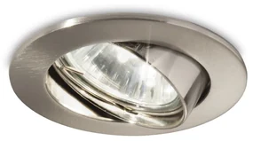 3 Faretti Ad Incasso Swing Metallo Nickel 1 Luce Gu10