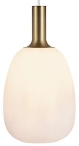 Nordlux - Lampadario a cavo ALTON 1xE27/60W/230V bianco/nero/ottone