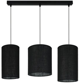 Brilagi - Lampadario a cavo TUBES 3xE27/15W/230V nero